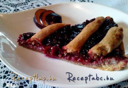 Szilvadzsemes rácsos linzer