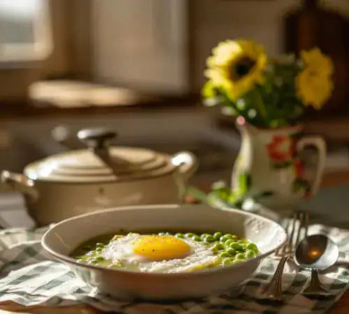 zöldborsó főzelék