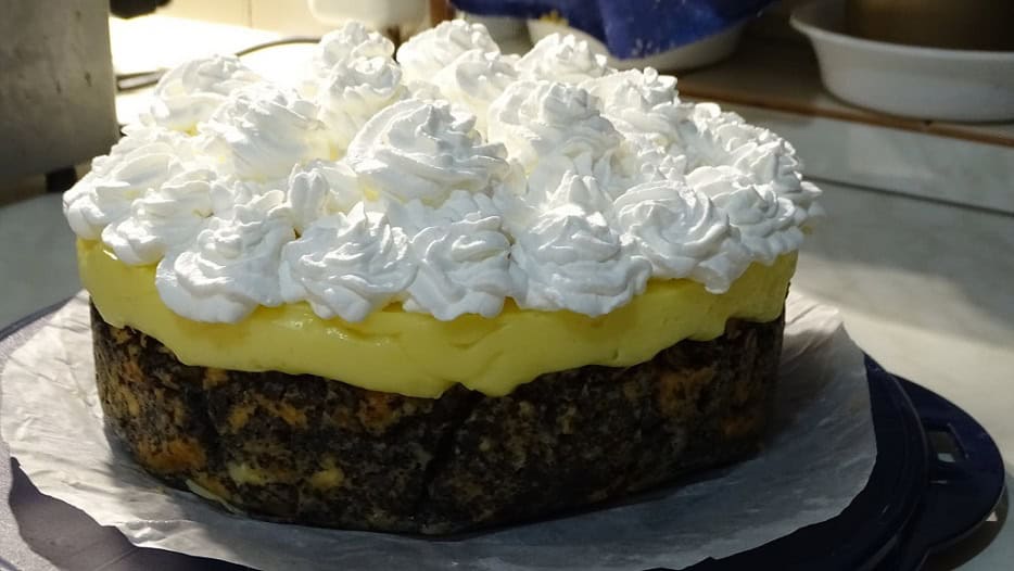 Mákosguba torta Csilditől